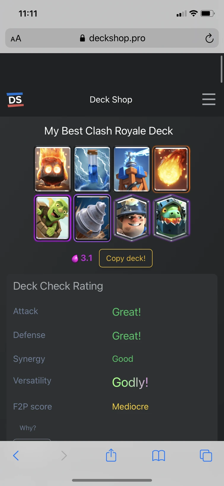 I made a deck with goblin drill using deck shop. Is it good? | Fandom