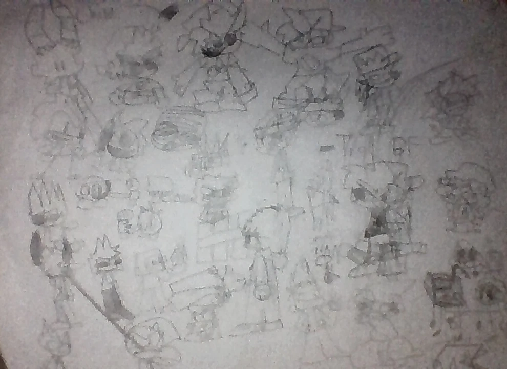 Bad paper sketches that have only 2 pixels and some other side concepts lol Fandom