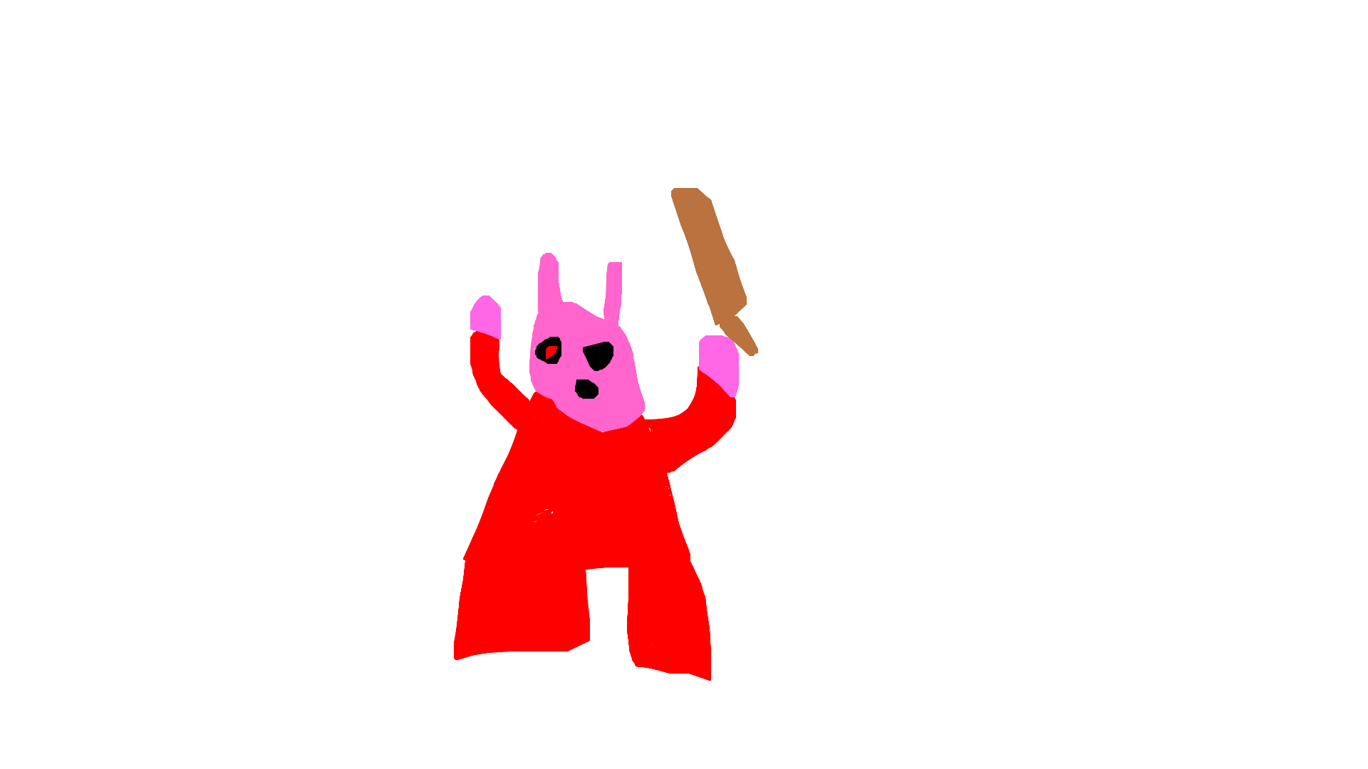Pig Except Have Derpy Leg And Look Like Blocky Roblox Persons Fandom - derpy roblox