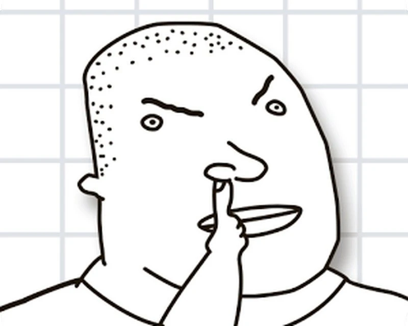 Тупой мем рисунок