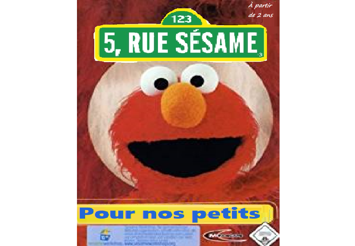 5, Rue Sésame Pour nos petits (French edition) CDROM Game Languages Wiki Fandom