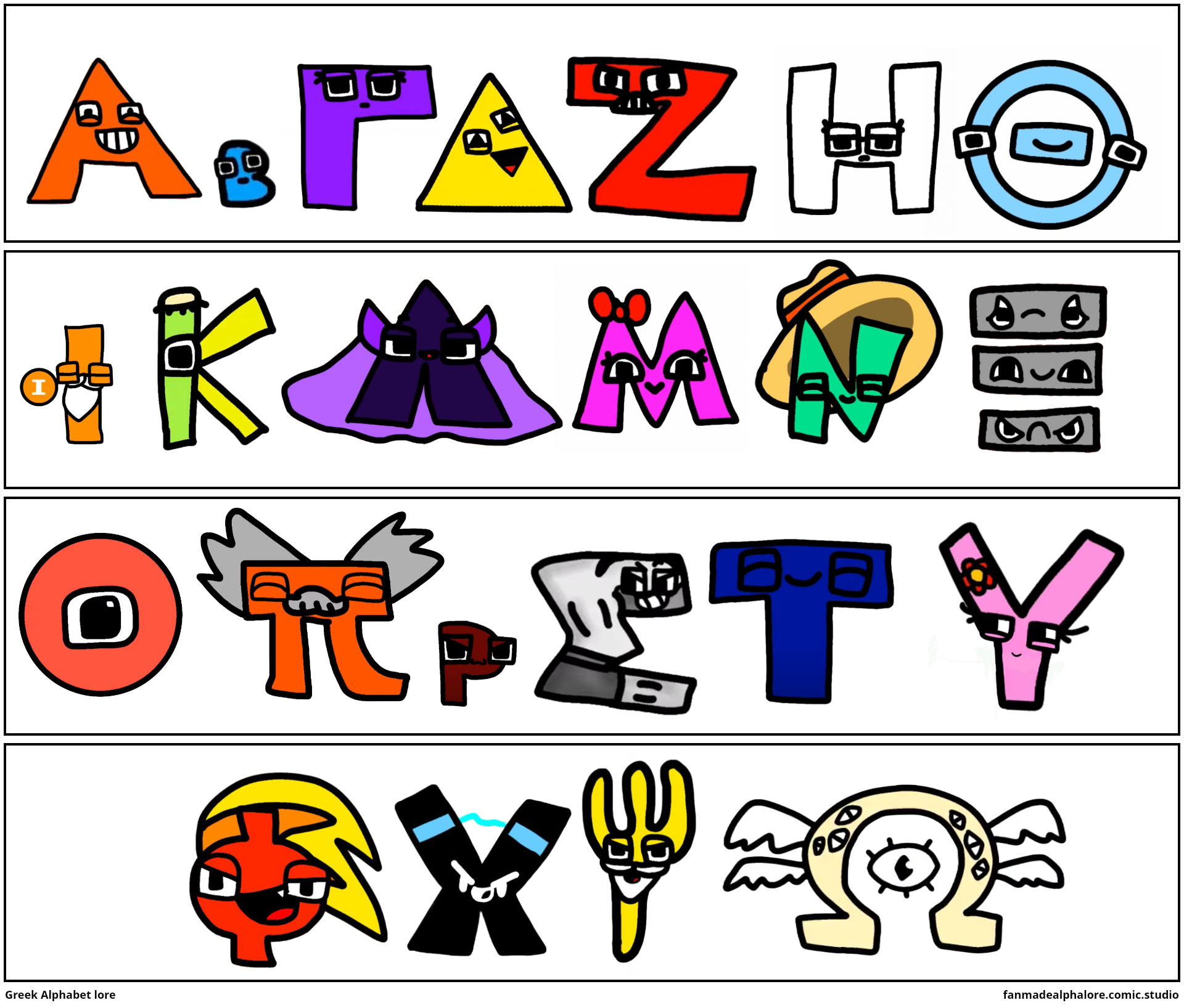 Spanish alphabet lore - Comic Studio