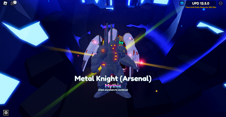 Anime Adventures lvl 1 metal knight account