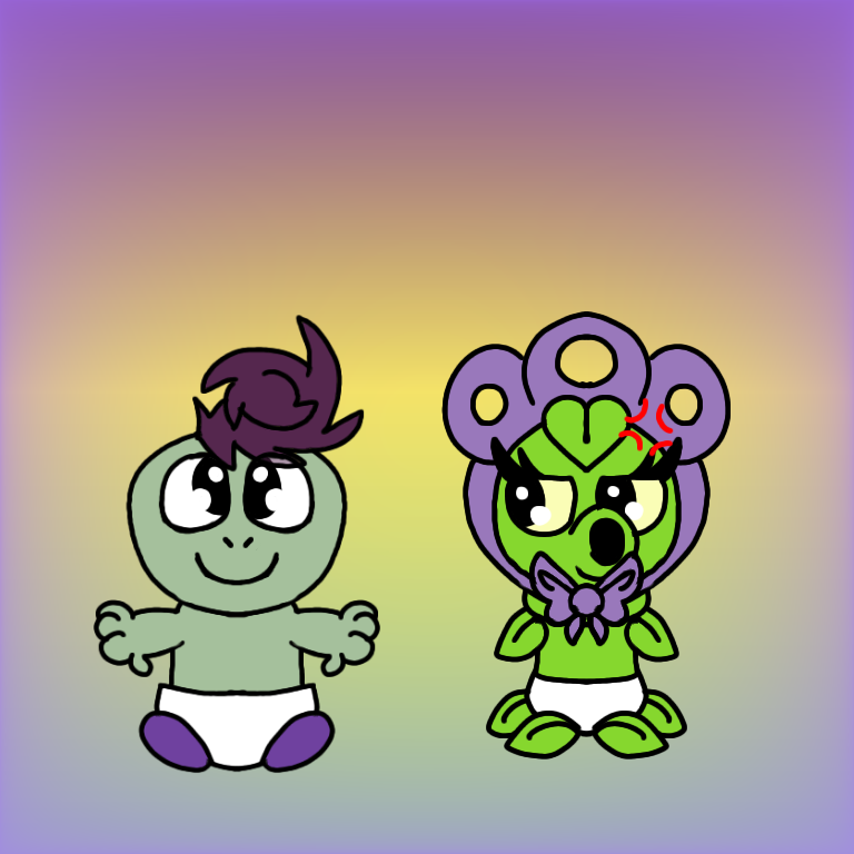 Plants vs Zombies Heroes Babies ( plants version )