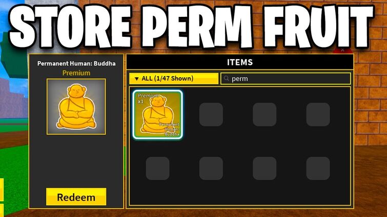 Wait is this spam? idk Anyways i have perm buddha, how do i put it inmy  inventory??