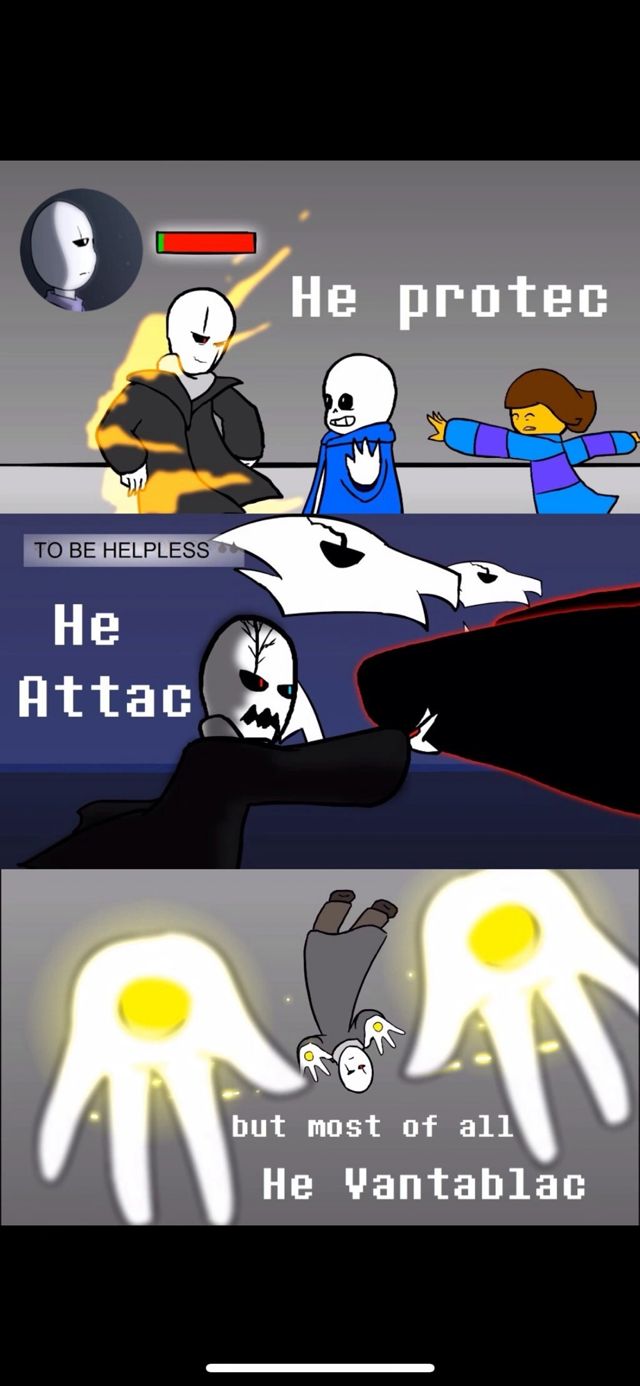 He protec, he attac,but most of all... Fandom