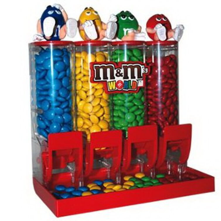 How to clean M&M's Colorworks dispenser?