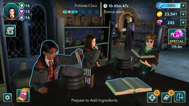 I opened Hogwarts mystery and had 93/30 energy...just wat.....