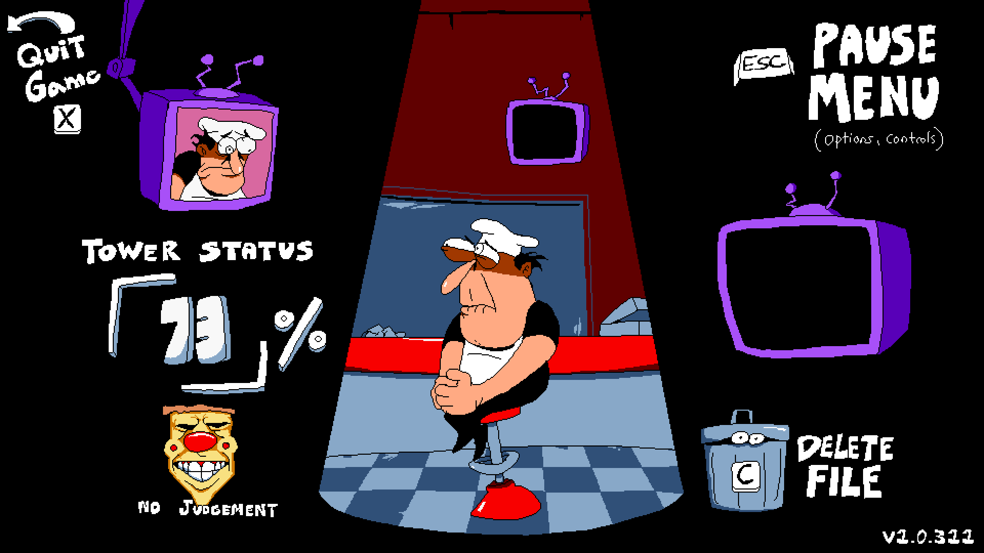 Cleared pizza face again. Then, i got no judgement Fandom