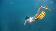 Julia Bradbury snorkeling