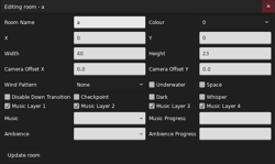 Настройки комнаты