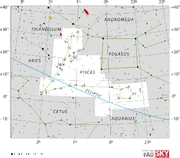 One of the zodiac constellations, Pisces (♓︎).