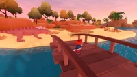 Roblox Island.png (334 KB) A player stands on a bridge on their personal island. Many dinosaurs can be seen in the background, mainly the Cynodont.