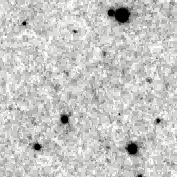 A photo of Van Maanen's Star (the top right dark spot)