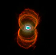 Image of the Hourglass Nebula, taken by Hubble Space Telescope in 1996.
