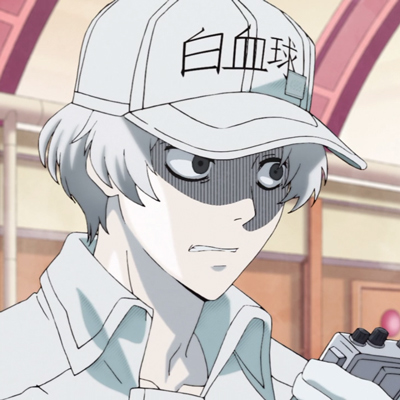 Anime Cells At Work Code Black White Blood Cell Leukocyte WBC