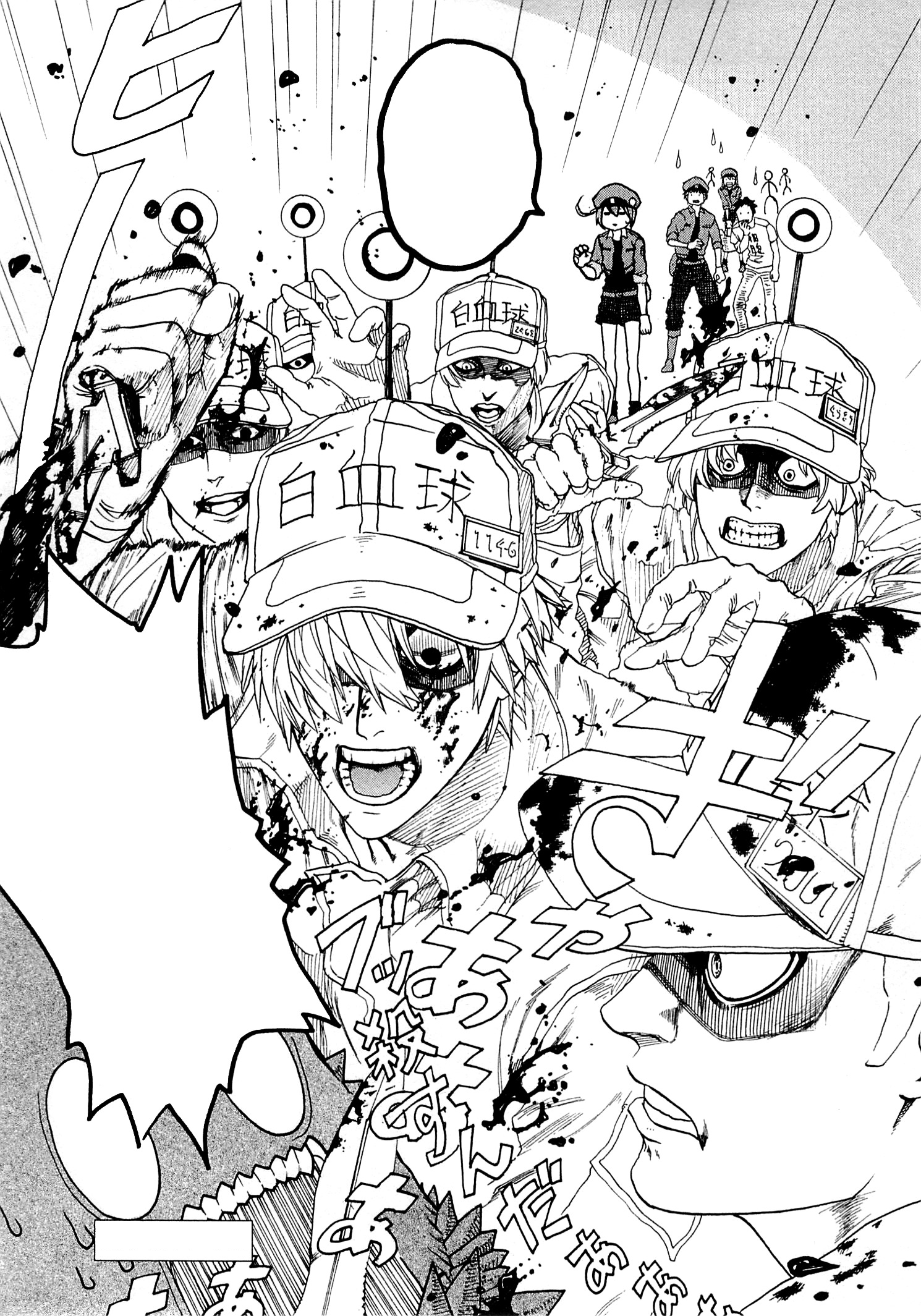 Cells at Work! White Brigade Manga