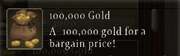 Bag of 100,000 Gold