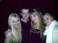 Chloë and Naomi Agnew with Máiréad and Karl Nesbitt