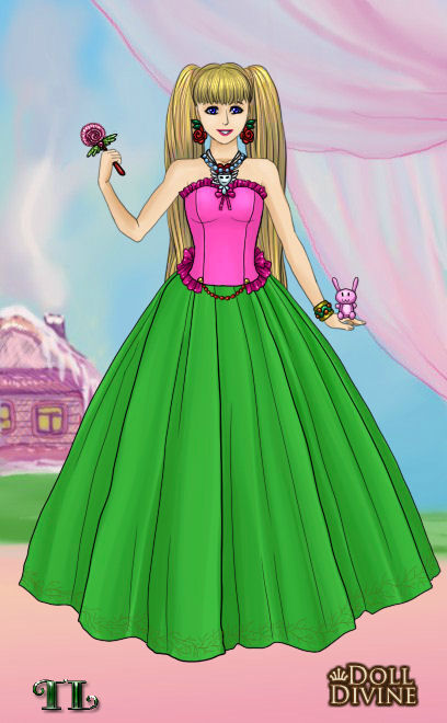 Chloë Agnew the magical singer with a bunny.jpg