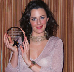 Deirdre Shannon with her award.jpg