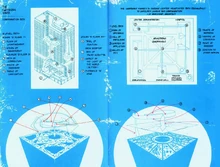 Schematics of the Hartshorn Tower, a rare example of LeMarchand's surviving architectural work.