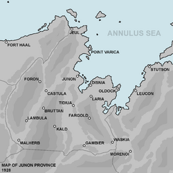 Junon Province Map