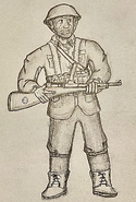 Art of Cetan Submachine gunner, drawn by plutonium239isfunny.