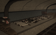 Altair Station North Side Platform with a Makeshift Medical Bay.
