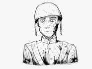 "Traumatized Bloodstained Corvun Soldier" by Sinoist.