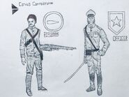 "Corvun Rifleman and Officer" by thedomonoah.
