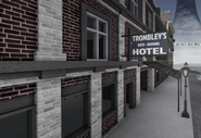 Development screenshot of Trombley's Hotel (reference to ClassicMasterNoob's Discord username).