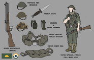 "Cetus Special Forces Uniform Full Gear, 1913" by hfkyun1108.