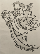 Caricature of Emperor Aran Tau by siegercharlie.