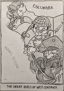 "The great duels of west centaura" by siegercharlie.