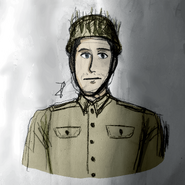 "Aquilan soldier with scrim attached helmet" by Zarkden.