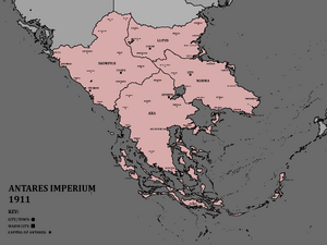 Map of Antares