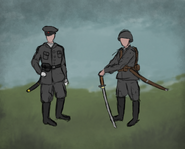 "Antarean Officer and Sweeper" by dinonamu.