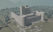 Bastião Ventoso castle design right view