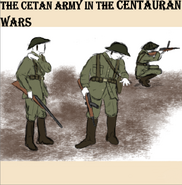 "The Cetan army in the Centauran Wars" by dinonamu.