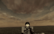 Decapitation from an anti-tank rifle.