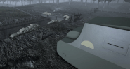 Cetan machine gun tank shooting.