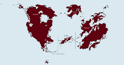 Libran Empire Map