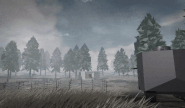 Dynamite dentonation of the Anti-Tank Pillbox, creating a massive explosion.