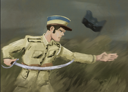 "Aquillan Officer directing soldiers in Roland's Prairie" by blued_s.