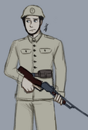 "Aquilan Soldier with the M88 Shotgun" by zarkden.