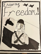 Corvun Propaganda poster "Ensuring Freedom" to Corvus, by MASTER_Pig.