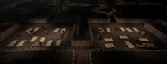 View of both field hospital areas in Point E.