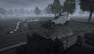 Cetan Armored Car Exploding from tripwire.