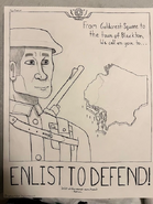 "Enlist to Defend!" Cetan Propaganda poster by MASTER_Pig.
